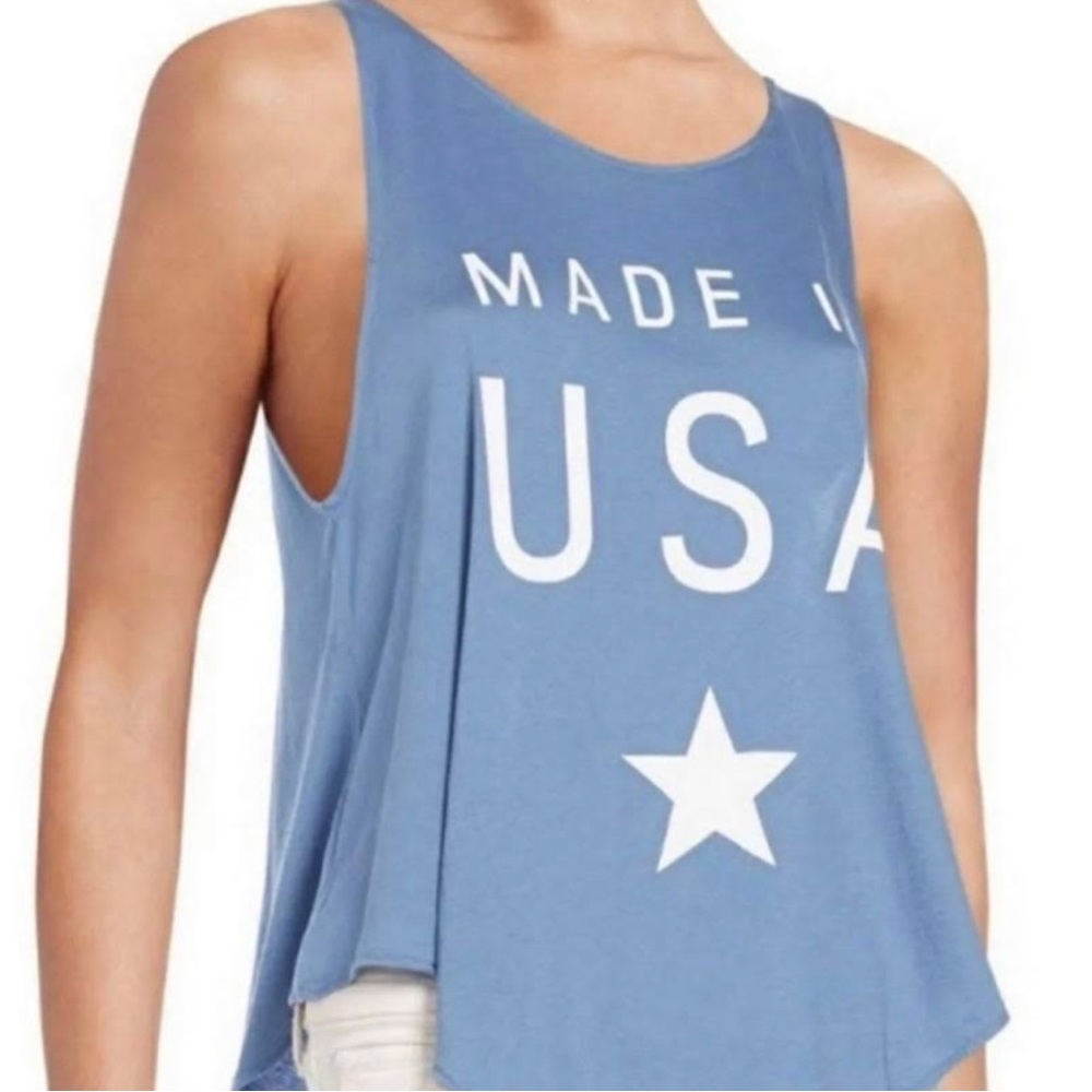 Wildfox made in USA super soft graphic tank
